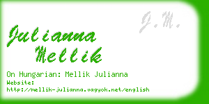 julianna mellik business card